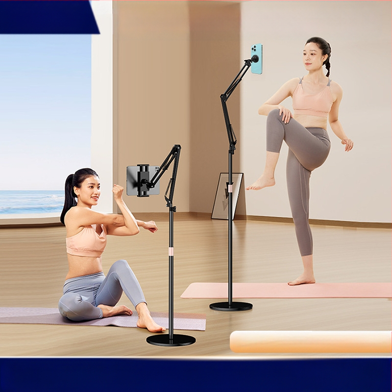 Mobiiltelefoni põrandaklamber voodi külge, pea kohal otseülekandega pildistamise tahvelarvuti konsool iPadi tõsteklambri hulgimüügiks