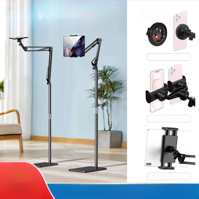 Mobiiltelefoni põrandaklamber voodi külge, pea kohal otseülekandega pildistamise tahvelarvuti konsool iPadi tõsteklambri hulgimüügiks