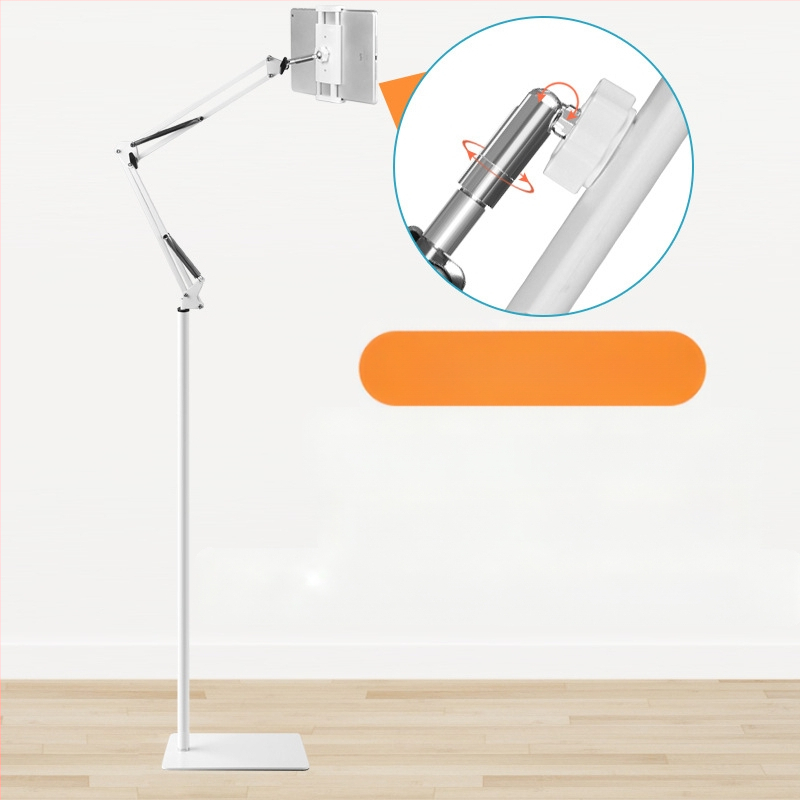 Mobiiltelefoni põrandaklamber voodi külge, pea kohal otseülekandega pildistamise tahvelarvuti konsool iPadi tõsteklambri hulgimüügiks