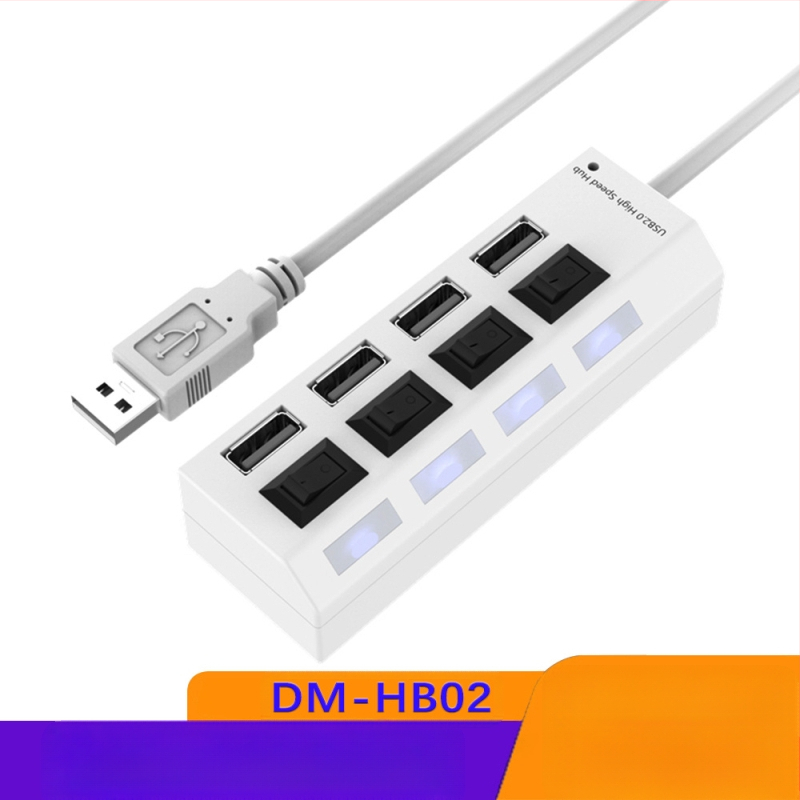 4-pordiline USB 3.0 jaotur, kiire jaotur, USB-jaoturiga dokkimisjaam, sõltumatu lülitiga üks-seitsmele jaoturiga dokkimisjaam