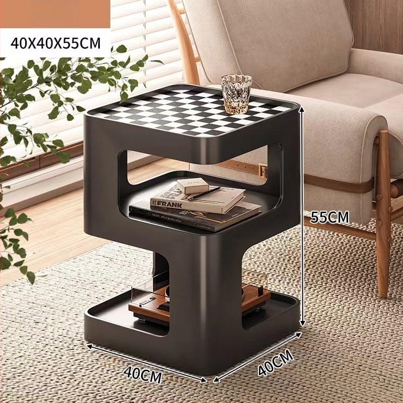 Elutoa diivani külglaud, rauast väike kohvilaud, külgkapp, moodne lihtne nurgakapp, loominguline internet, populaarne nurgalauavalgusti, luksuslik öökapp