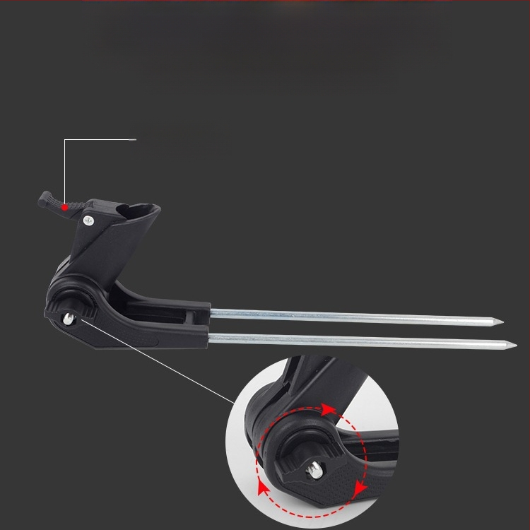 Pistoleto bokštelio laikiklis iš nerūdijančio plieno, meškerės stovas, rankinis meškerės laikiklis, žvejybos dėžė, žvejybos kėdė, meškerės stovas, priedai