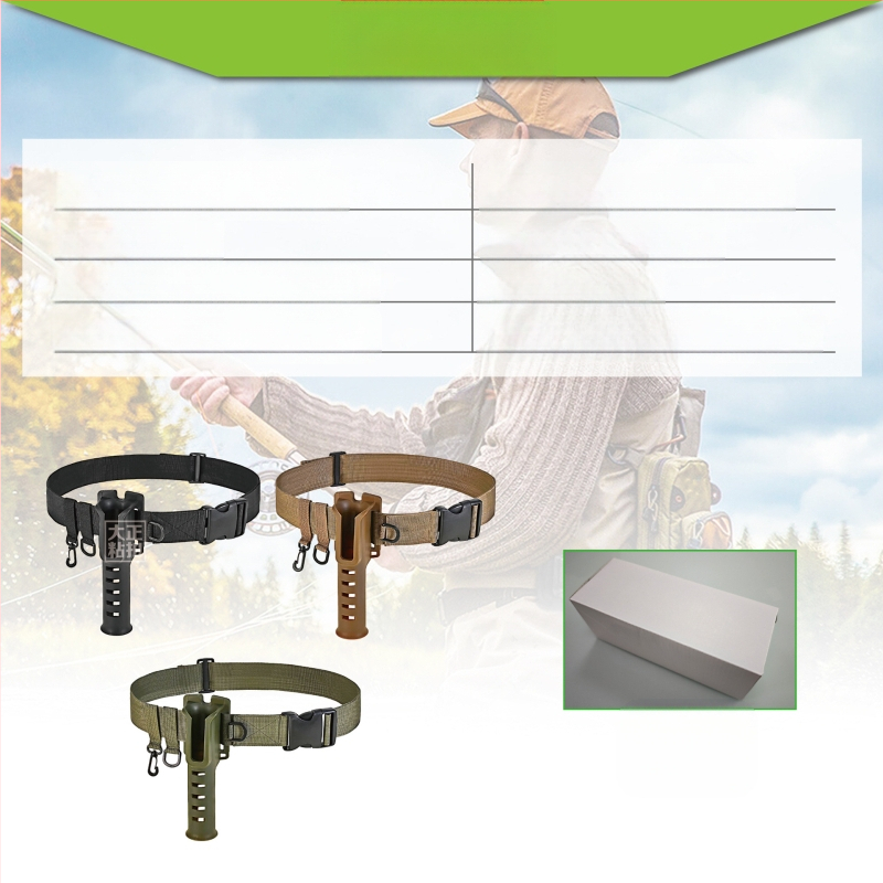 Meškerės diržo laikiklis, juosmens diržas, meškerės laikiklis, žvejybos įranga, nešiojamas „Luya“ juosmens laikiklis