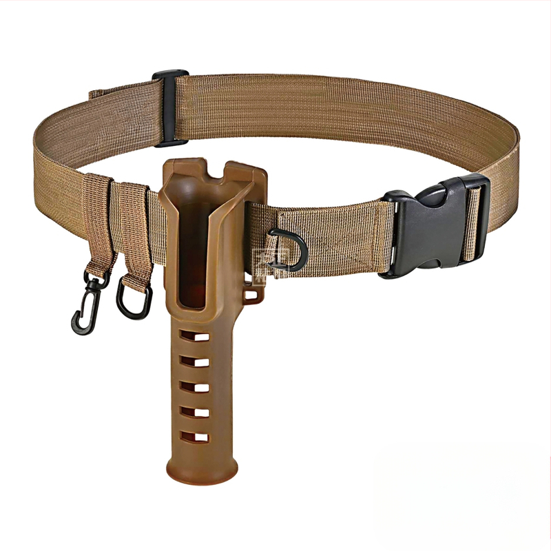 Meškerės diržo laikiklis, juosmens diržas, meškerės laikiklis, žvejybos įranga, nešiojamas „Luya“ juosmens laikiklis