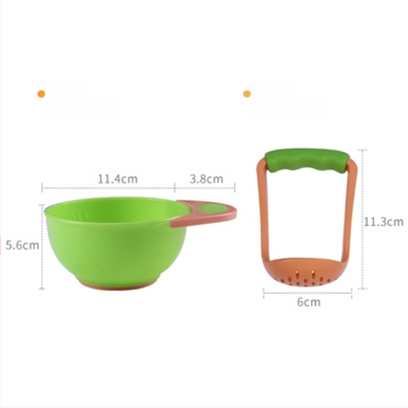 Õunapüree toidulisandiveski beebile manuaalne toidulisandimasin beebitoidu puuviljapüree laste köögiviljapüree jahvatuskauss