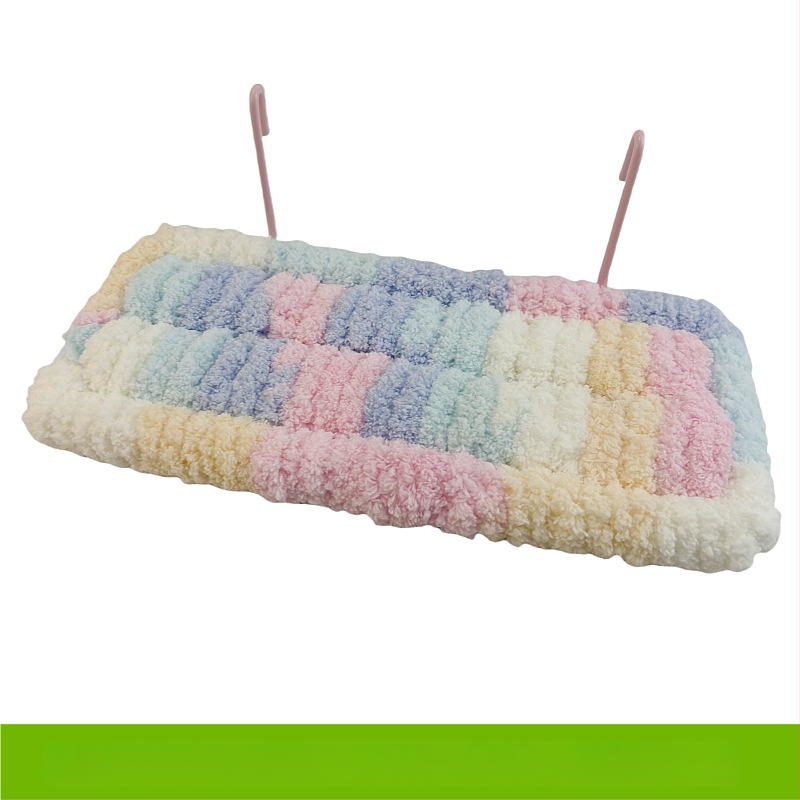 Papūgos lova, miego lizdas, kojų šildytuvo platforma, šiltas hamakas, medvilninis kilimėlis, žieminė sofa, čiužinys, juodas, Phoenix, bijūnas, paukščių narvelio reikmenys