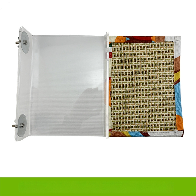 Papūgos lova, miego lizdas, kojų šildytuvo platforma, šiltas hamakas, medvilninis kilimėlis, žieminė sofa, čiužinys, juodas, Phoenix, bijūnas, paukščių narvelio reikmenys