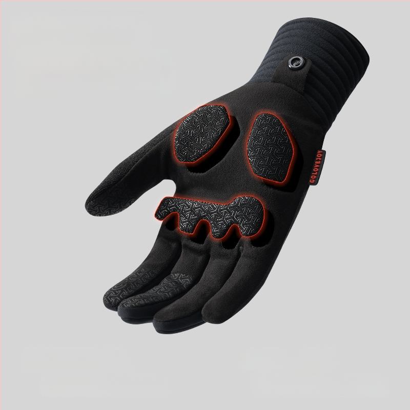 Sügisesed ja talvised õues kasutatavad jalgrattasõidukindad meeste ja naiste jalgrattasõiduks, tuulekindlad, fliisvoodriga, soojad, libisemiskindlad, külmakindlad spordirattasõidukindad