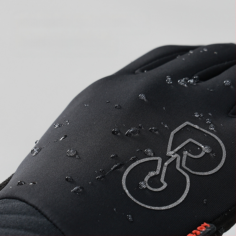 Sügisesed ja talvised õues kasutatavad jalgrattasõidukindad meeste ja naiste jalgrattasõiduks, tuulekindlad, fliisvoodriga, soojad, libisemiskindlad, külmakindlad spordirattasõidukindad