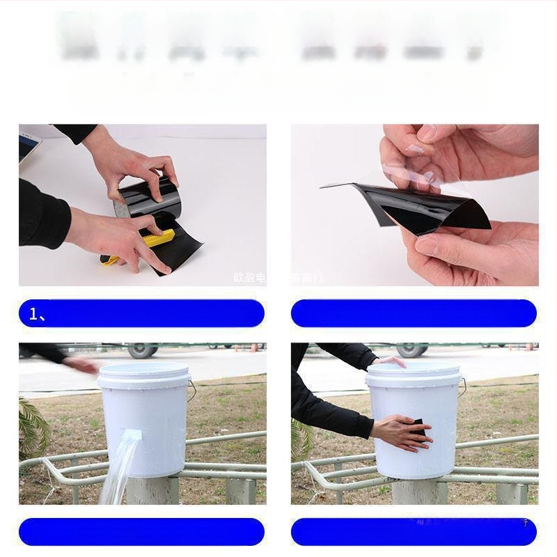 Lekkeparandusteip Veekindel veetoru ämbri lekkekleebis Isekleepuv kraanikausi paranduslekke peatamise teip Kõrge viskoossusega lekkepeatamise teip