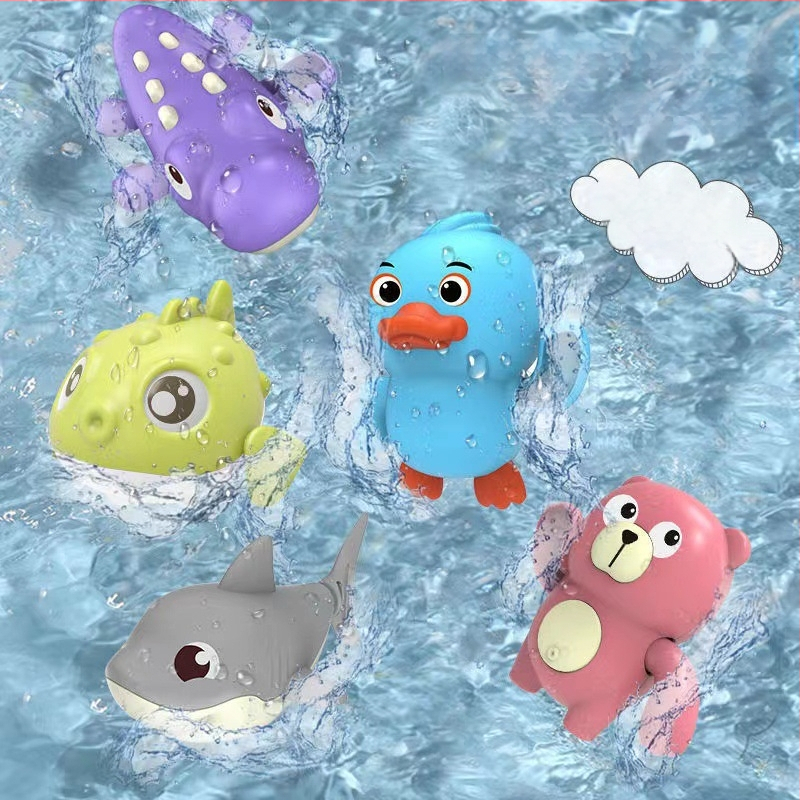 Bērnu vannas rotaļlietas TikTok peldēšanai ūdenī, bruņurupucis, dzīvnieks, zēns, meitene, vannas istabas rotaļlietas