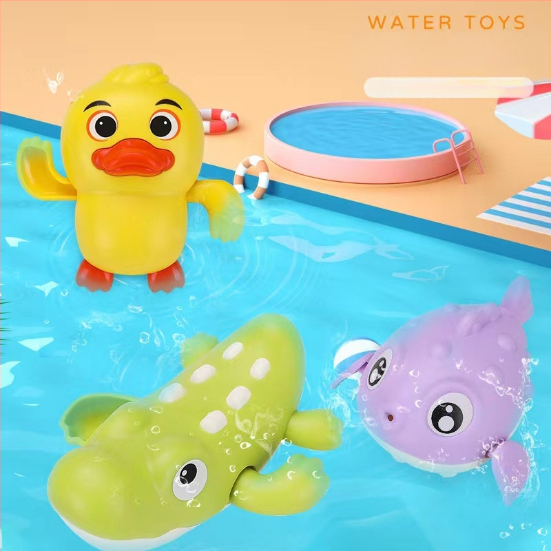 Bērnu vannas rotaļlietas TikTok peldēšanai ūdenī, bruņurupucis, dzīvnieks, zēns, meitene, vannas istabas rotaļlietas