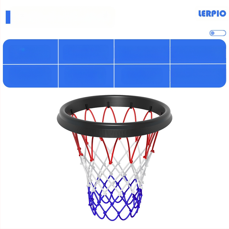 Nešiojamas PU krepšinio tinklo rėmas, skirtas vidaus ir lauko sąlygoms, nuimamas profesionalus krepšinio tinklas, nešiojamas nuimamas tinklo rėmas