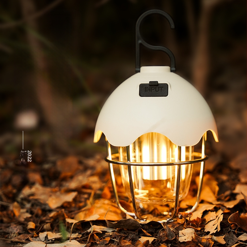 Трансгранична външна къмпинг светлина LED ретро фенер преносима светлина за палатка преносима USB акумулаторна къмпинг светлина директни продажби