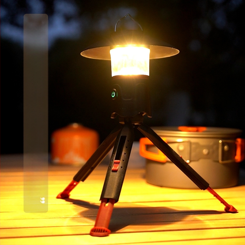 Трансгранична външна къмпинг светлина LED ретро фенер преносима светлина за палатка преносима USB акумулаторна къмпинг светлина директни продажби