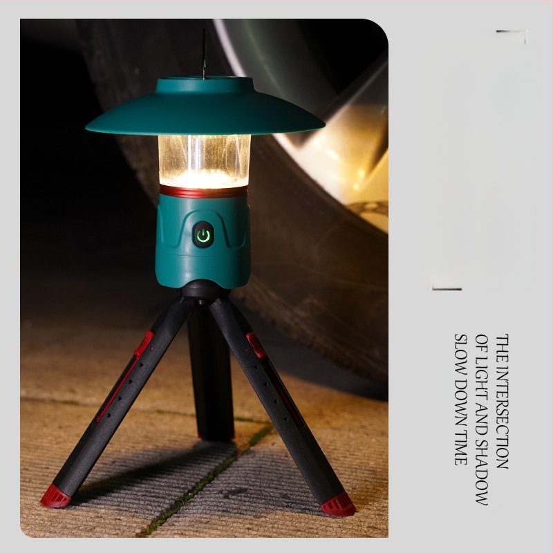 Трансгранична външна къмпинг светлина LED ретро фенер преносима светлина за палатка преносима USB акумулаторна къмпинг светлина директни продажби
