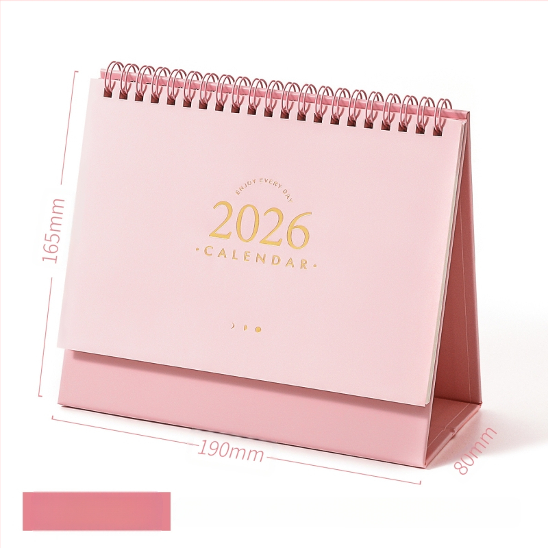 Xinmo 2026 Alapvető Asztali Naptár Retro Egyszerű Bejelentkezési Terv Irodai Asztali Üzenetfeljegyzés Naptár Díszek