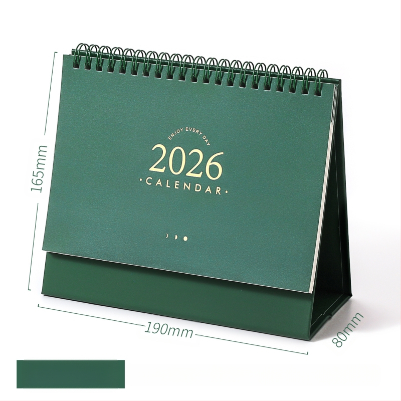 Xinmo 2026 Alapvető Asztali Naptár Retro Egyszerű Bejelentkezési Terv Irodai Asztali Üzenetfeljegyzés Naptár Díszek