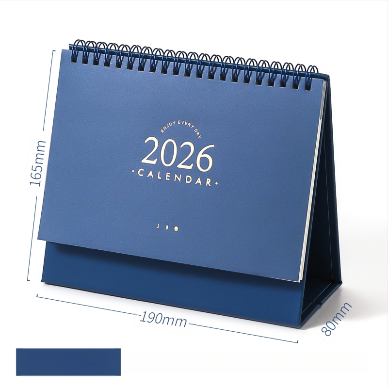 Xinmo 2026 lihtne lauakalender Retro lihtne sisseregistreerimisplaan kontorilaua sõnumite memokalender kaunistused