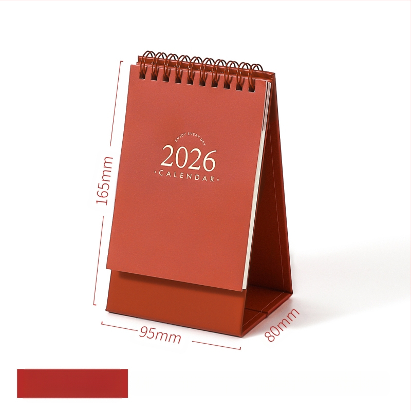 Xinmo 2026 Alapvető Asztali Naptár Retro Egyszerű Bejelentkezési Terv Irodai Asztali Üzenetfeljegyzés Naptár Díszek