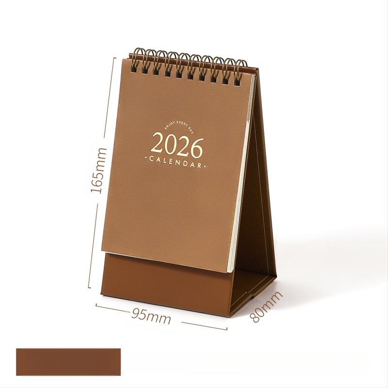 Xinmo 2026 lihtne lauakalender Retro lihtne sisseregistreerimisplaan kontorilaua sõnumite memokalender kaunistused