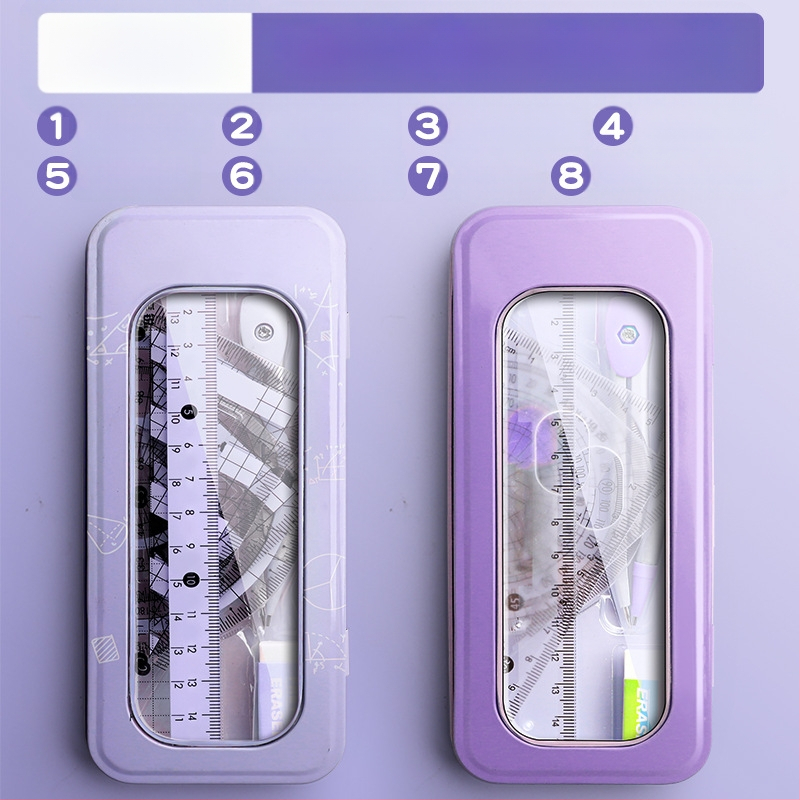 Sirkli ja joonlaua komplekt algkooliõpilastele, põhikooliõpilastele, kolmnurkjoonlaud, kuuenda klassi õpilaste kirjatarbed, joonlaua ja kolmnurga komplekt