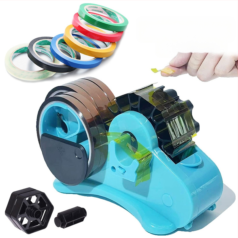 Daugiafunkcis juostos laikiklis, tarpvalstybinio mokymosi biuras, didelis gėlių juostos pjaustymo pakavimo volelis, darbalaukio pagrindas