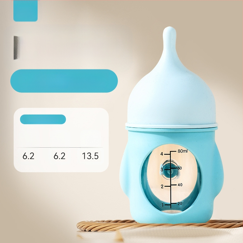 Uus lemmikloomapudeli koer biooniline lämbumisvastane vastsündinud kutsikate kutsikate silikoonist pudel piimajoogikaalud