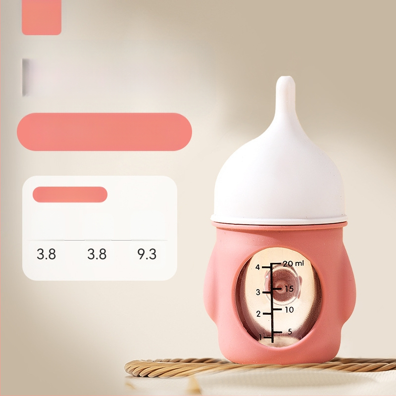 Uus lemmikloomapudeli koer biooniline lämbumisvastane vastsündinud kutsikate kutsikate silikoonist pudel piimajoogikaalud