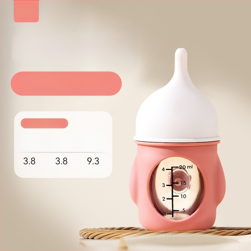 Uus lemmikloomapudeli koer biooniline lämbumisvastane vastsündinud kutsikate kutsikate silikoonist pudel piimajoogikaalud