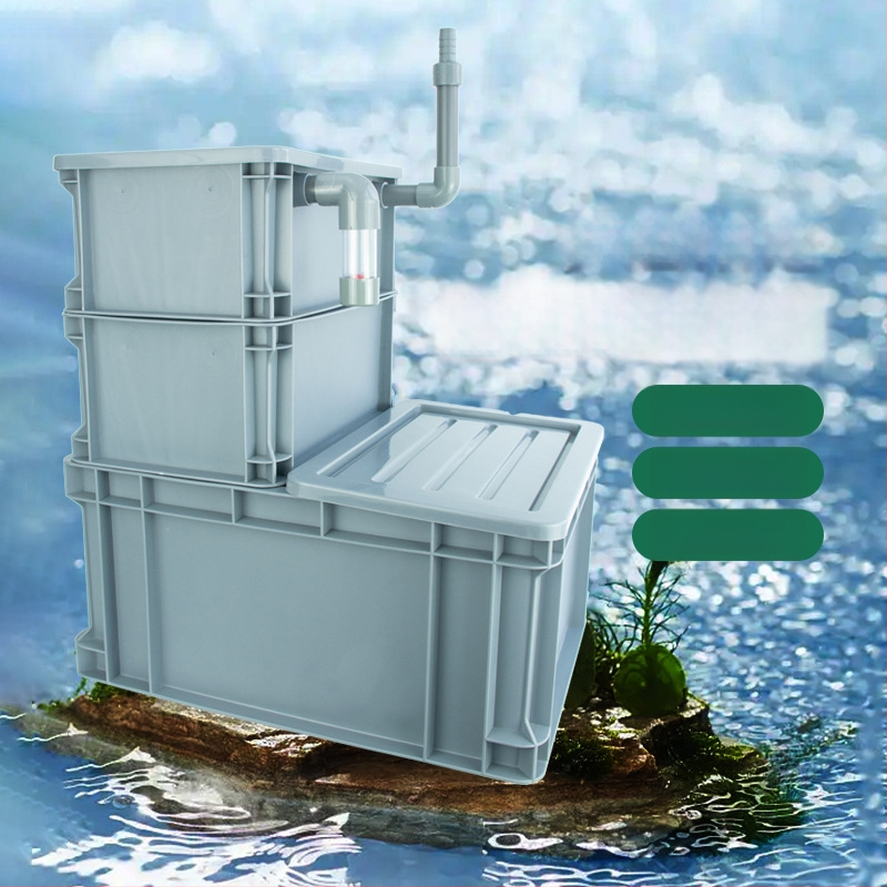 Apyvartos dėžės dugno filtras „pasidaryk pats“ žuvų bako dugno filtro dėžė, sausas ir šlapias atskyrimas, lašelinis filtras, sifono dugno filtras, kombinuotas žuvų audinys