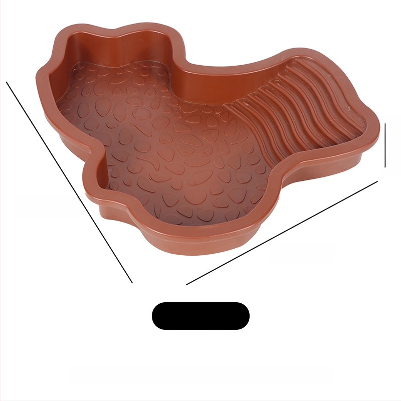 Poolveekilpkonnade vannibassein, kollase koorega kilpkonnad, kilpkonnade toitmisbassein, peesitamisplatvorm, kaheotstarbeline maismaa- ja veekilpkonnabassein, kukkumisvastane kilpkonnade vannikast