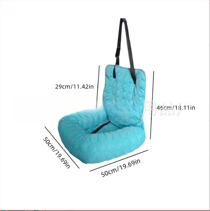 Piiriülene ja populaarne autoistme lemmikloomapadi, auto kaaspiloodi autopesa, õues kasutatav kassi- ja koerapesa/puur/matt otsetarnetega