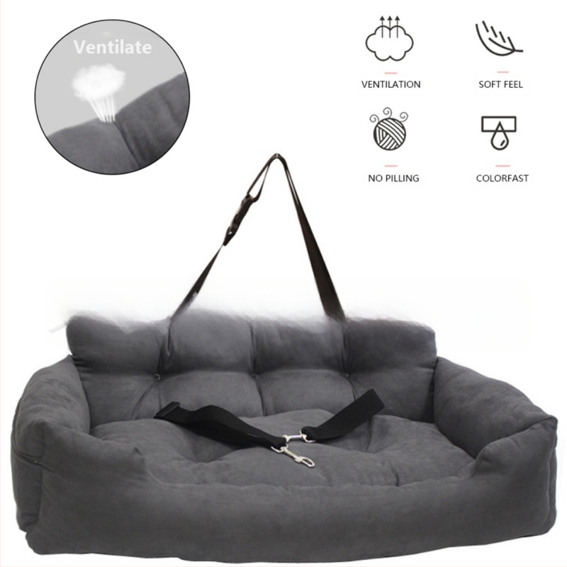 Piiriülene ja populaarne autoistme lemmikloomapadi, auto kaaspiloodi autopesa, õues kasutatav kassi- ja koerapesa/puur/matt otsetarnetega