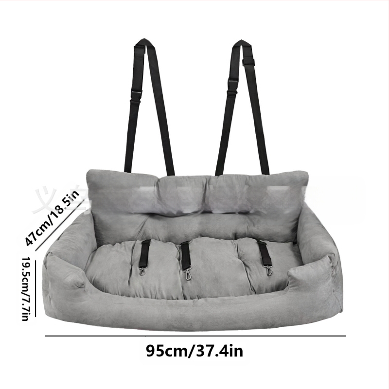 Piiriülene ja populaarne autoistme lemmikloomapadi, auto kaaspiloodi autopesa, õues kasutatav kassi- ja koerapesa/puur/matt otsetarnetega