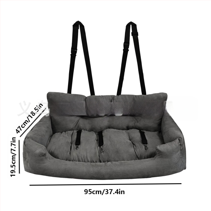 Piiriülene ja populaarne autoistme lemmikloomapadi, auto kaaspiloodi autopesa, õues kasutatav kassi- ja koerapesa/puur/matt otsetarnetega