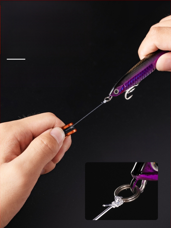 Alumiiniumisulamist õngenööri rõnga tõmmits, libisemisvastane õngenööri tõmmits, kaasaskantav hulgimüük