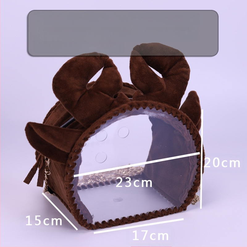 Чанта за носене за малки домашни любимци, хамстери, катерици, без вентилатор, таралеж, чанта за излизане, захарен планер, морско свинче, чинчила, заек, папагал, раница