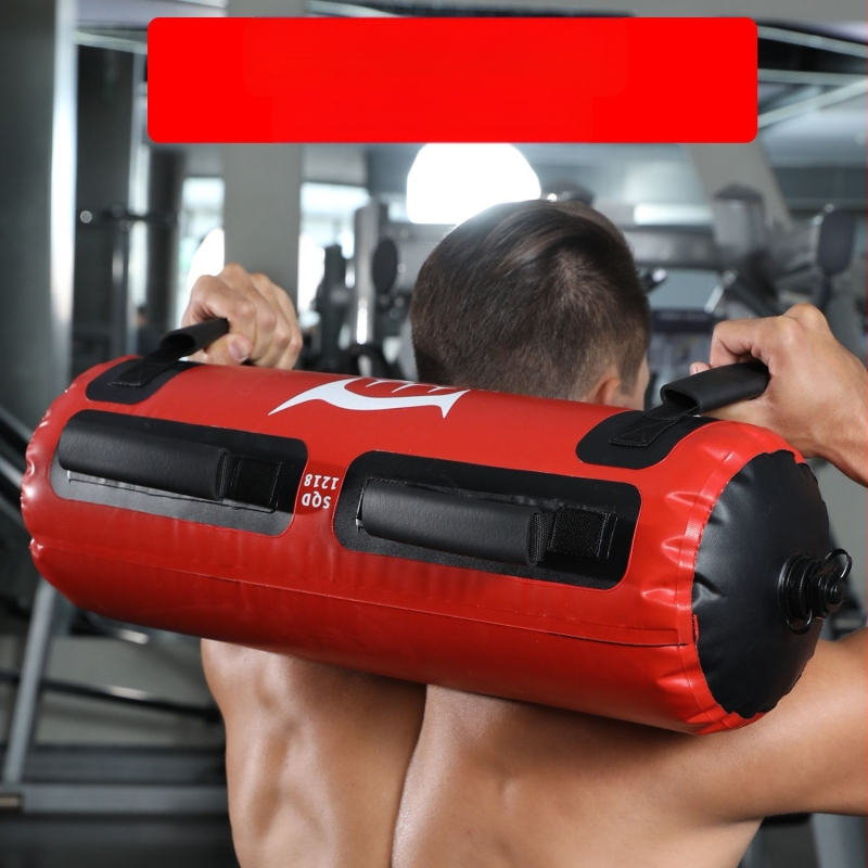 Nešiojamas fitneso sunkumų kilnojimo energijos maišas, smėlio maišas, fizinis pasirengimas, išsamūs pratimai, pritūpimai, svorį laikanti nešiojama daugiafunkcinė įranga