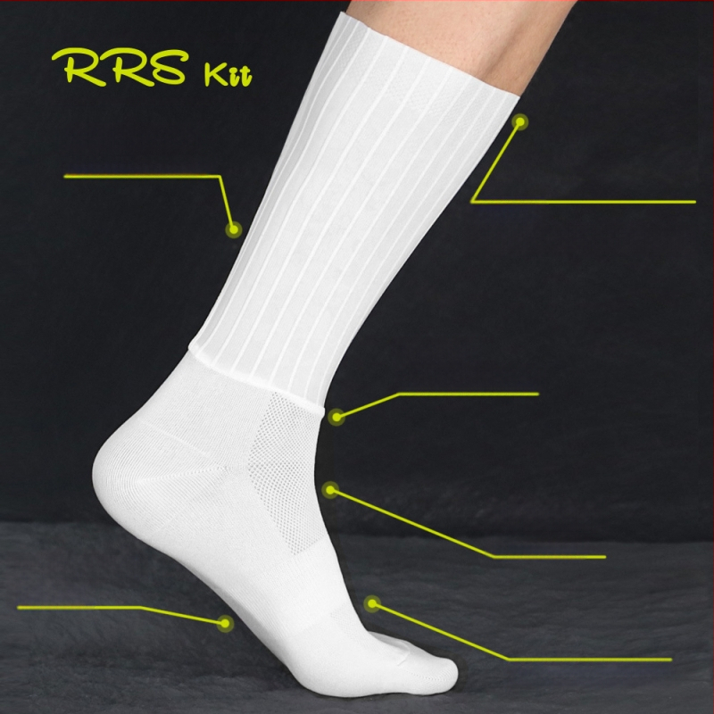 „Rrskit“ vasarinės dviračių pneumatinės kojinės yra neslidžios, atsparios dilimui, labai kvėpuojančios ir prakaitą sugeriančios lauko dviračių įrangos vyrams ir moterims.