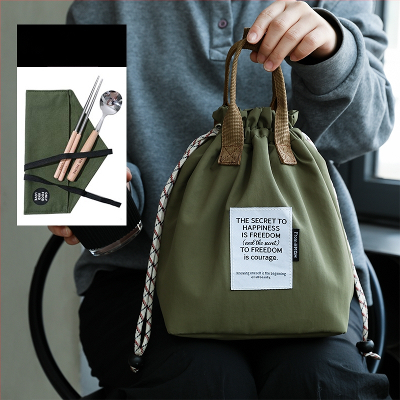 Nešiojama raišteliu sutraukiama pietų dėžutės rankinė, vyriška darbo pietų krepšys, pietų dėžutės krepšys, didelės talpos izoliuotas pietų krepšys