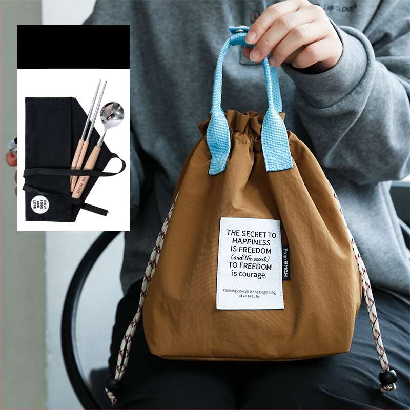 Nešiojama raišteliu sutraukiama pietų dėžutės rankinė, vyriška darbo pietų krepšys, pietų dėžutės krepšys, didelės talpos izoliuotas pietų krepšys