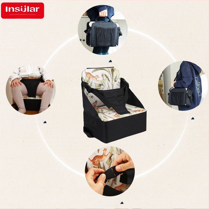 Amazoni kaasaskantav veekindel kokkupandav lapseiste, kõrgendatud padi, beebi söögitool, kõrgendatud padi, piiriülene