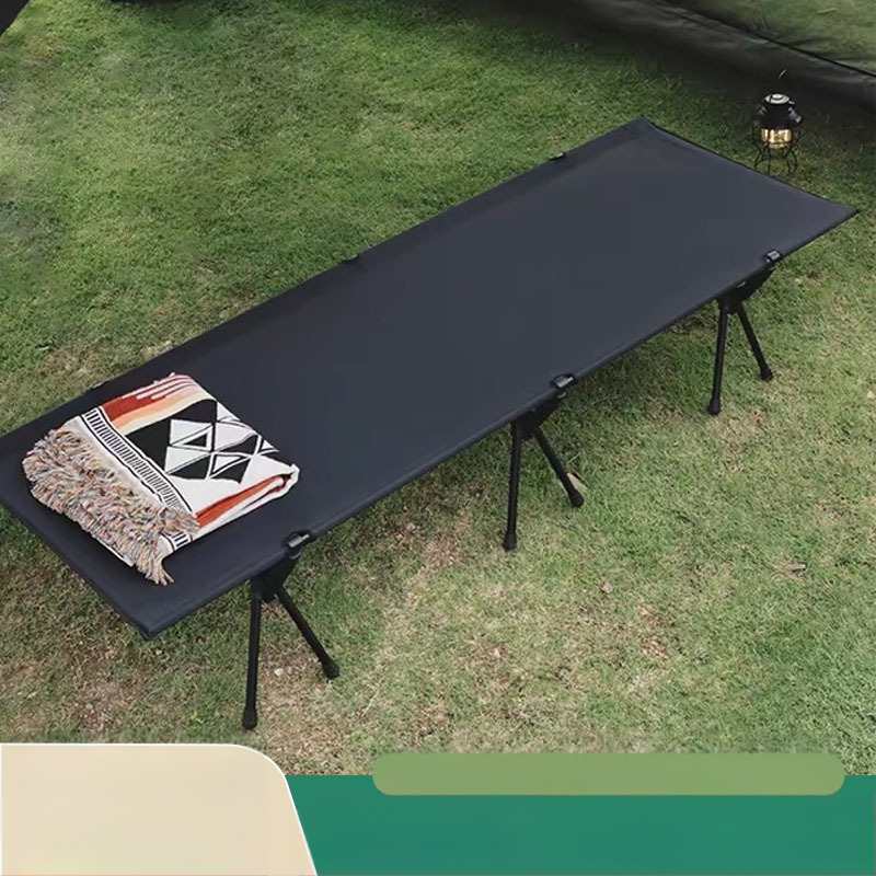 Lauko sulankstoma lova stovyklavimui, snauduliams biure, kompanioninė lova, Oksfordo audinio aliuminio lydinio karinė lovelė, lengva ir nešiojama