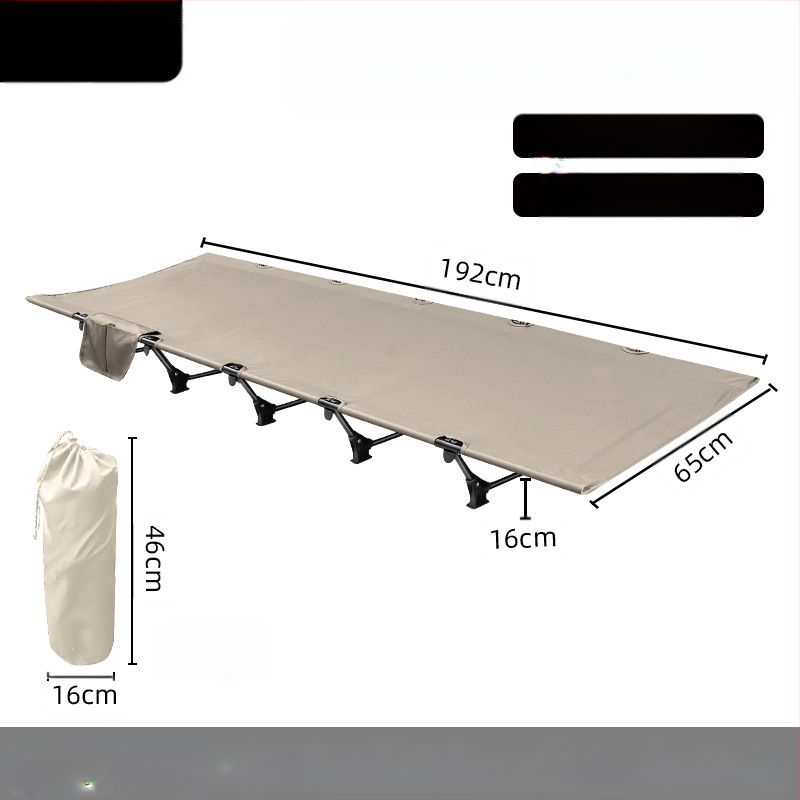 Lauko sulankstoma lova stovyklavimui, snauduliams biure, kompanioninė lova, Oksfordo audinio aliuminio lydinio karinė lovelė, lengva ir nešiojama