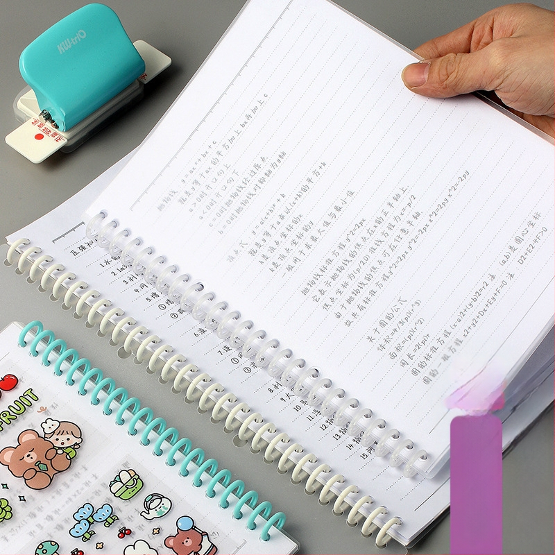 Saab suurepärase mitme auguga augustaja A4 paberile, 30 auguga augustaja 26 auguga B5 lahtiste lehtedega dokumendikausta