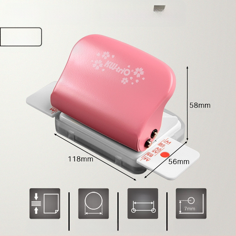 Saab suurepärase mitme auguga augustaja A4 paberile, 30 auguga augustaja 26 auguga B5 lahtiste lehtedega dokumendikausta