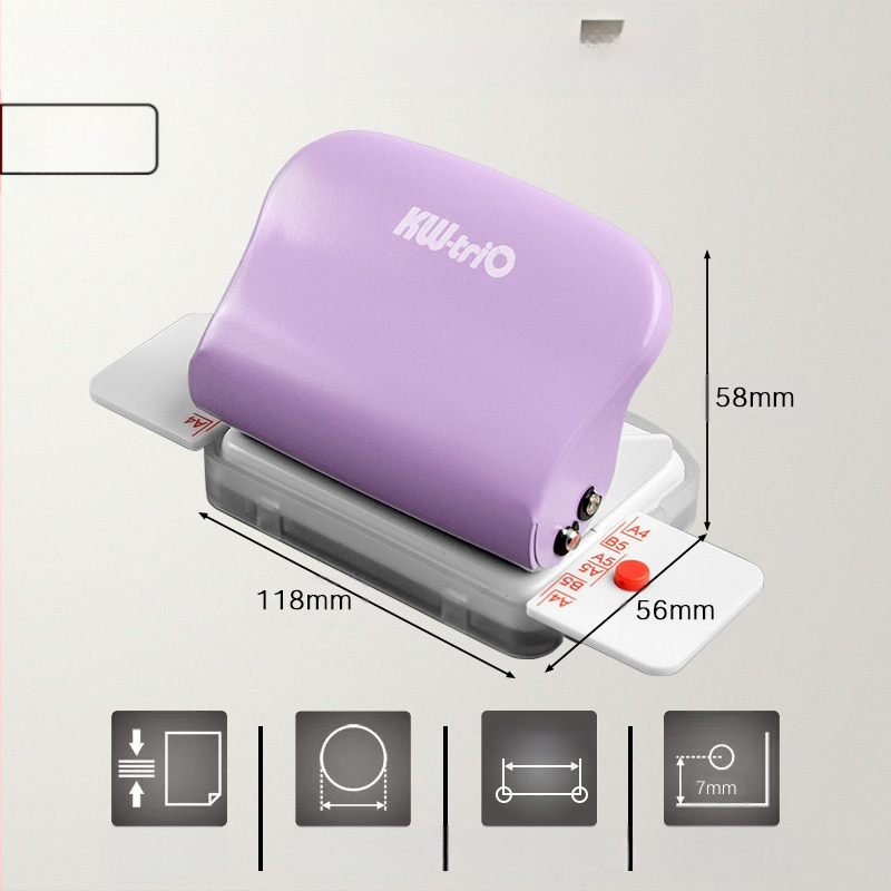 Saab suurepärase mitme auguga augustaja A4 paberile, 30 auguga augustaja 26 auguga B5 lahtiste lehtedega dokumendikausta