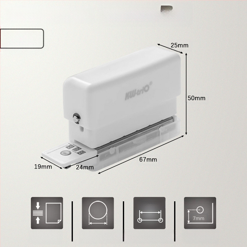 Saab suurepärase mitme auguga augustaja A4 paberile, 30 auguga augustaja 26 auguga B5 lahtiste lehtedega dokumendikausta