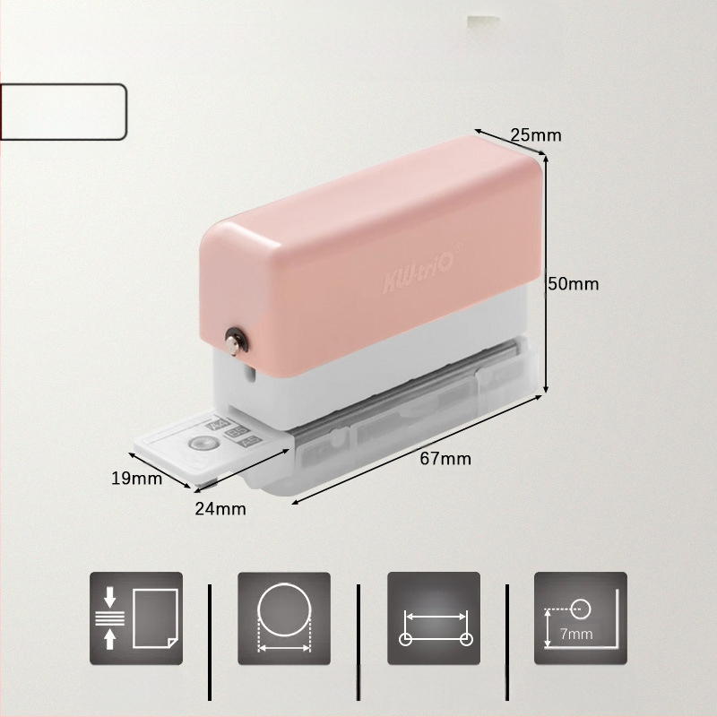 Saab suurepärase mitme auguga augustaja A4 paberile, 30 auguga augustaja 26 auguga B5 lahtiste lehtedega dokumendikausta